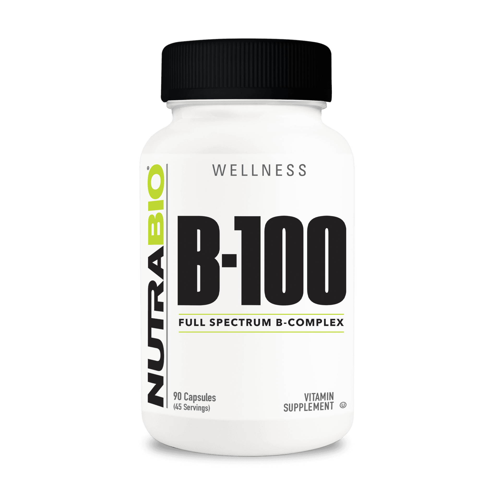 NutraBio B-100 - 90 Capsules