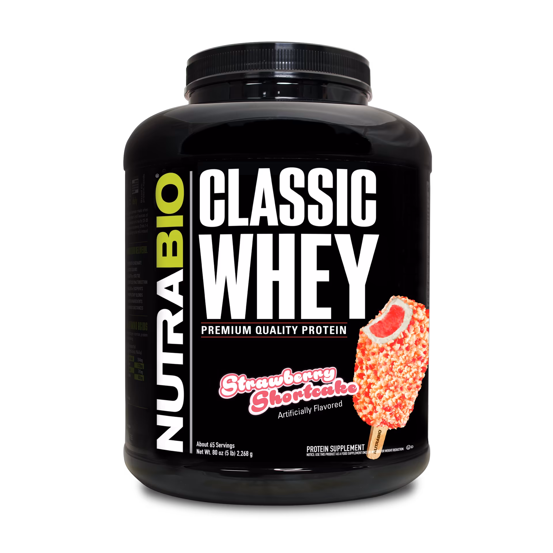 NutraBio Classic Whey Protein - 5lbs (2.2kg)