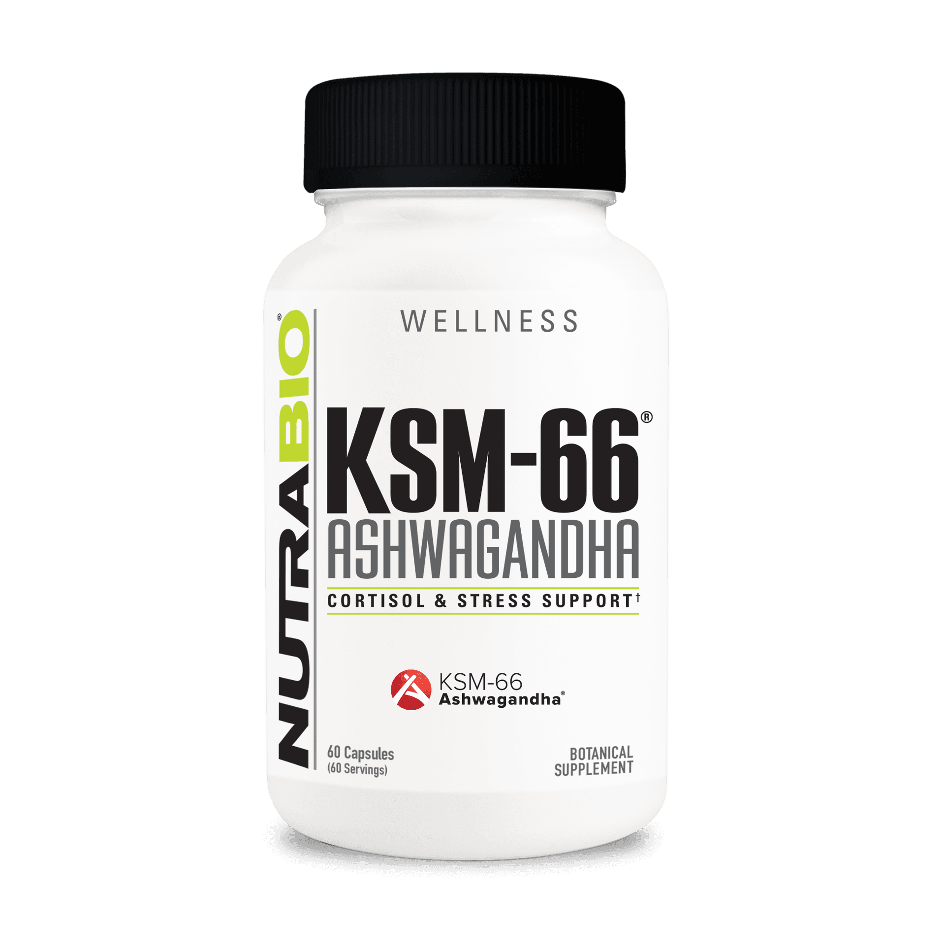 NutraBio KSM-66 Ashwagandha - 90 Capsules