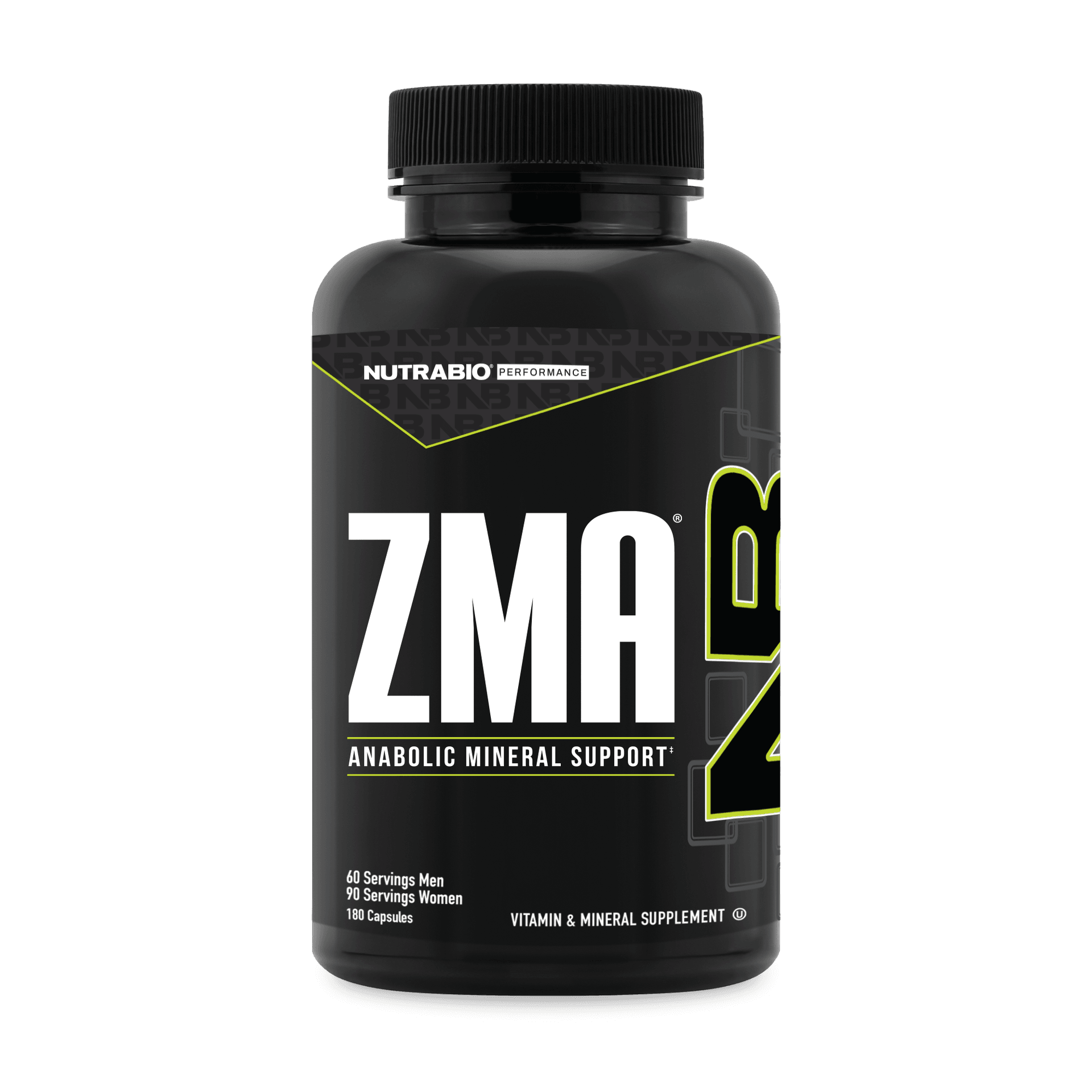 NutraBio ZMA - 90 Capsules