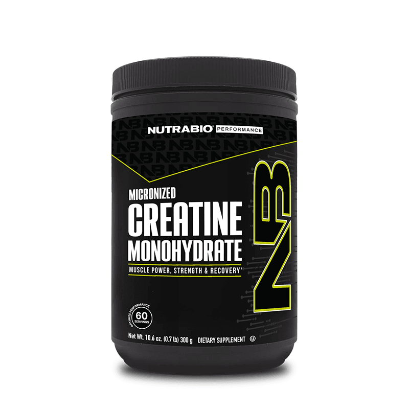 NutraBio Creatine Monohydrate - 60 Servings (300g)