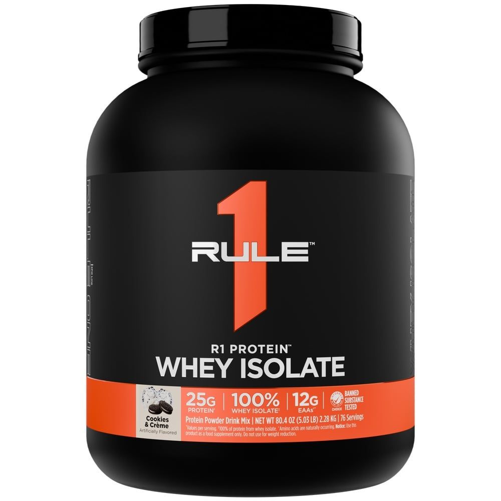 Rule 1 Whey Isolate - 5lbs (2.28kg)