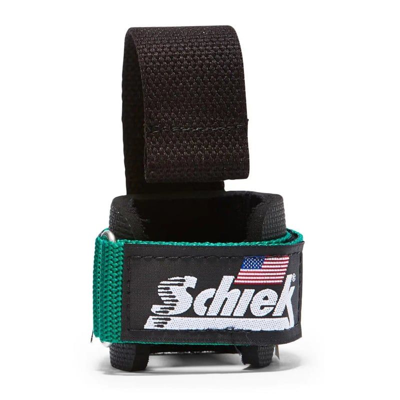 Schiek Model 1000DLS Dowel Lifting Straps — Green
