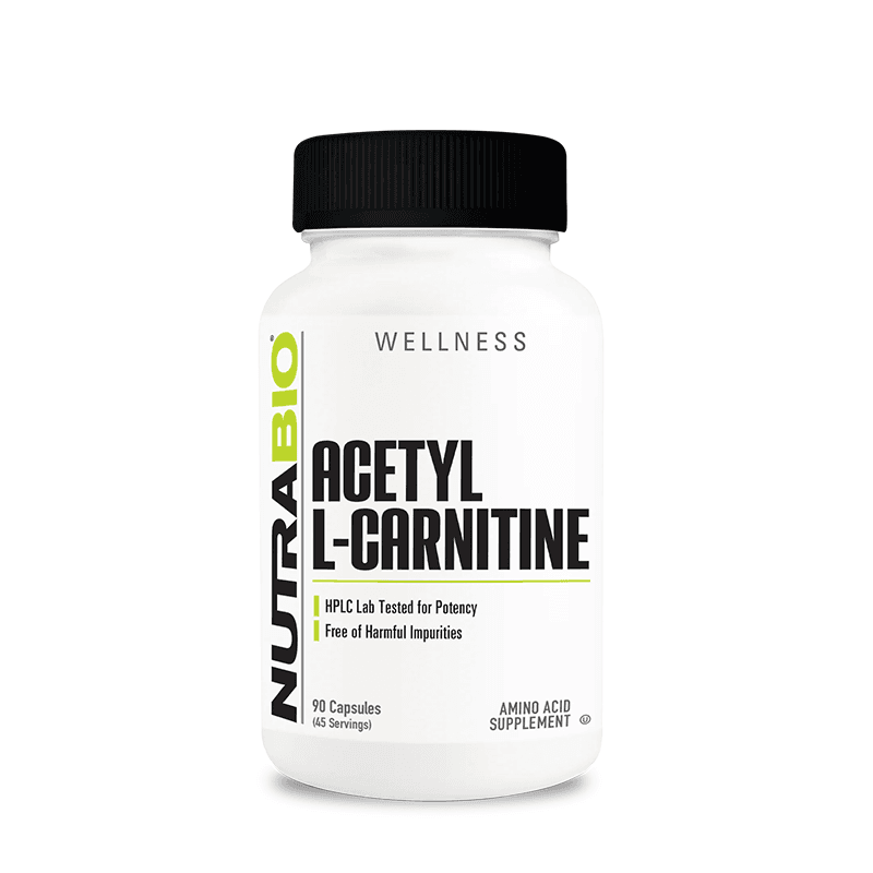 NutraBio 乙酰左旋肉鹼 - 90粒膠囊