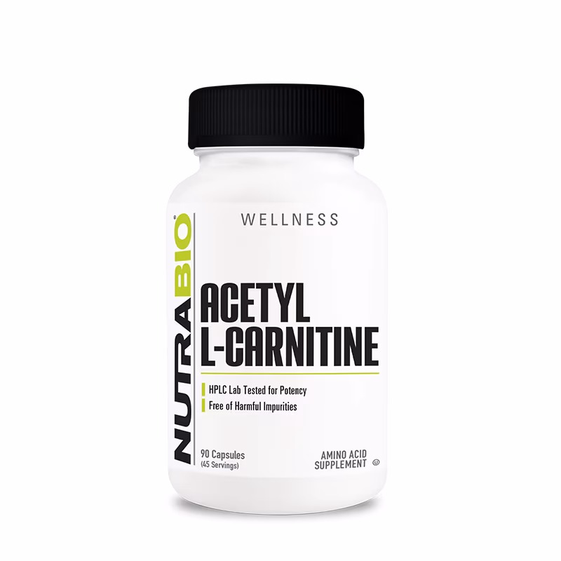NutraBio 乙酰左旋肉鹼 - 90粒膠囊