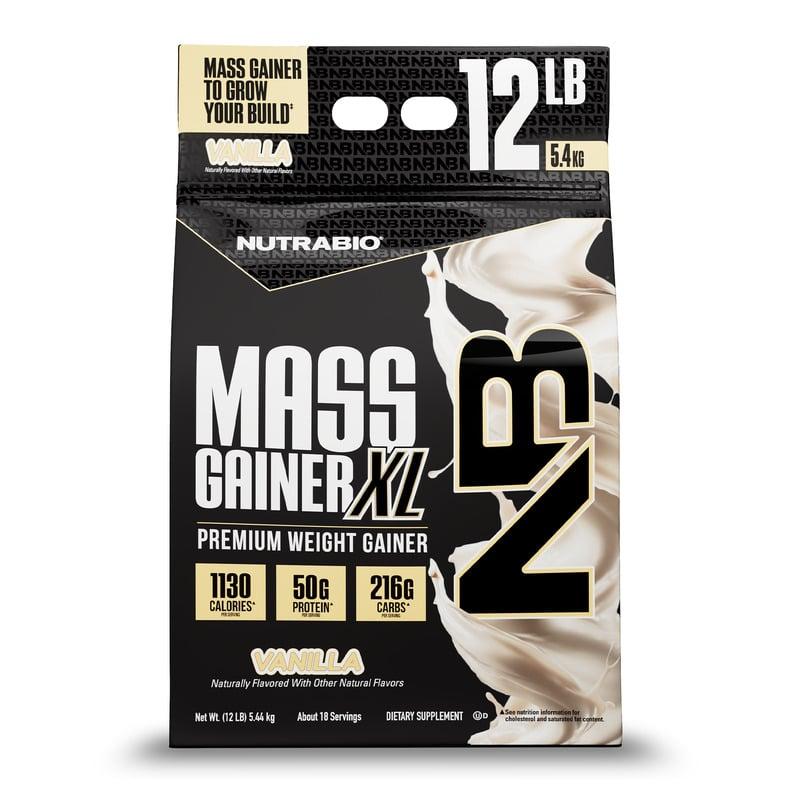 NutraBio Mass Gainer XL - 12磅 (5.44公斤)