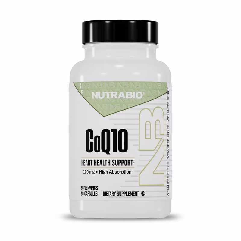NutraBio CoQ10 100mg - 60 Capsules