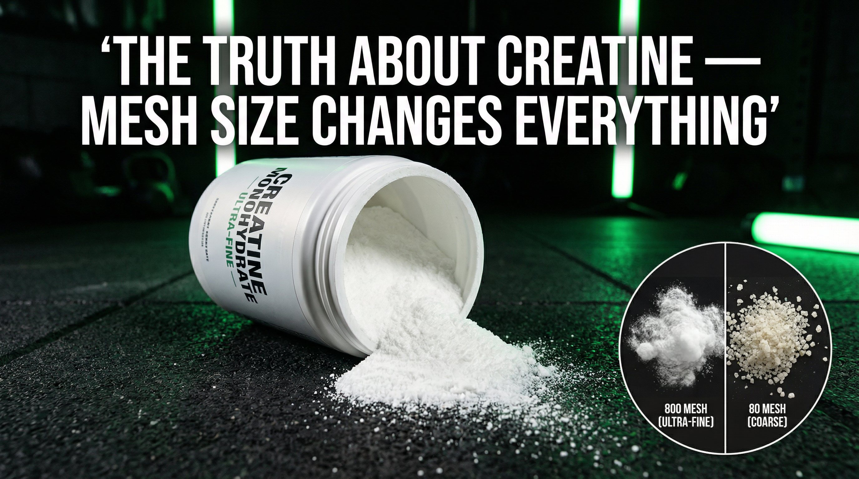 The Truth About Creatine Mesh Size