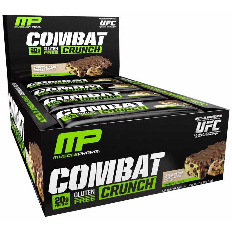 MusclePharm Combat Crunch 蛋白棒 - 12条