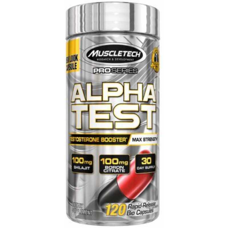 MuscleTech Alpha Test - 120 Capsules