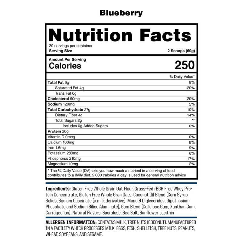 NutraOne Real Meal 代餐蛋白粉 - 2.64磅