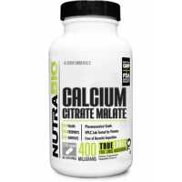 NutraBio Calcium Citrate Malate 钙片 - 270粒蔬菜胶囊