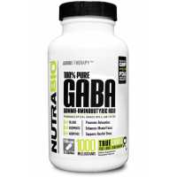 NutraBio GABA (500 mg) 氨基丁酸 (500亳克) - 150粒蔬菜膠囊