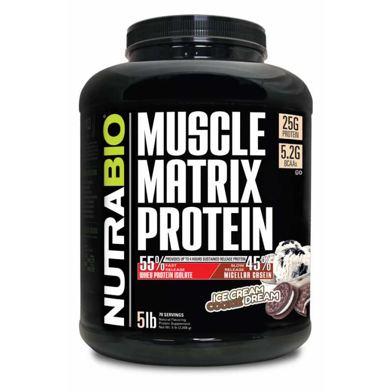  NutraBio Muscle Matrix Protein 肌肉矩阵复合蛋白 - 5磅